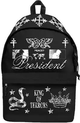 PopMarket - President - Rocksax - President - King of Terrors - Daypack with Laptop Pocket (Black) - Multicolor