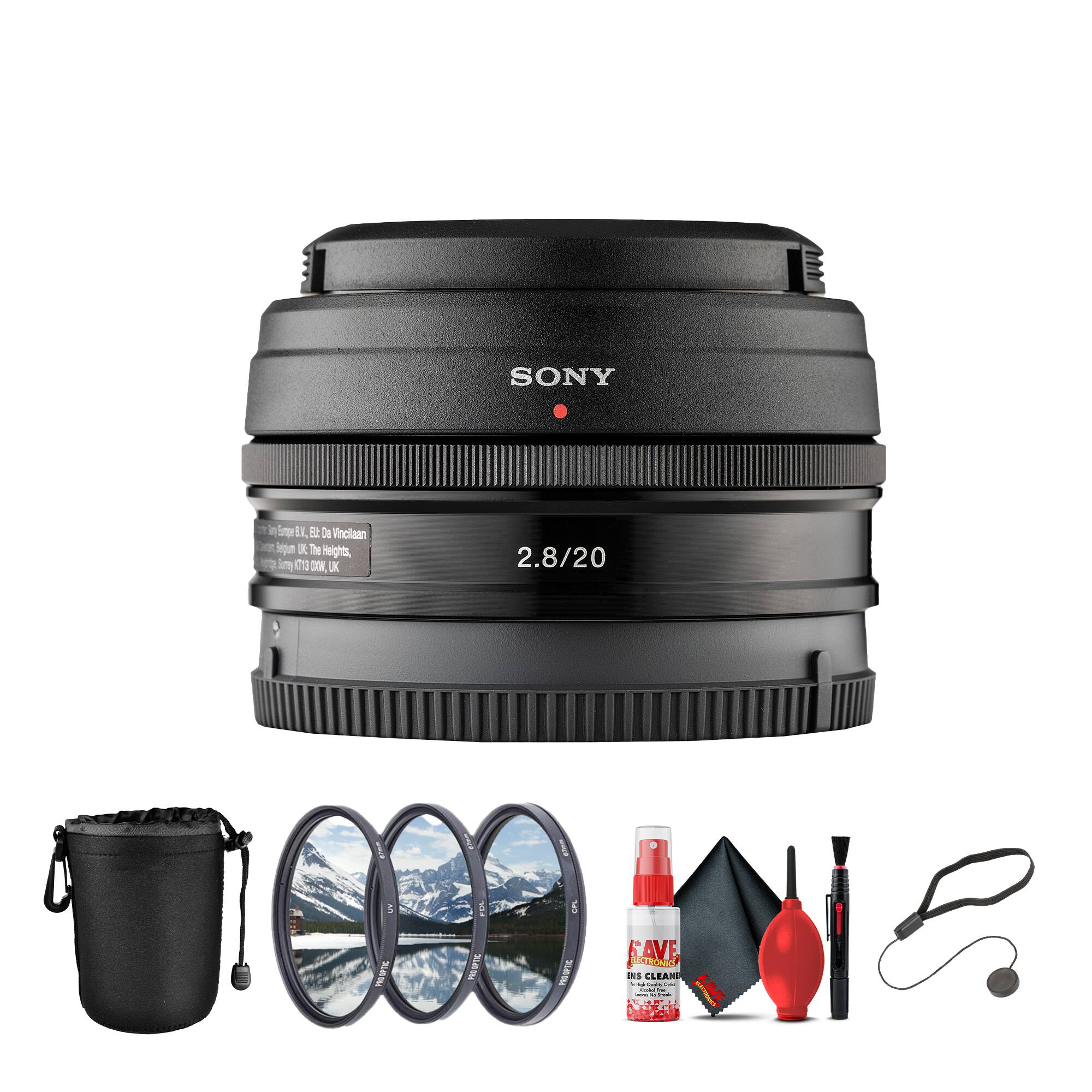 SONY  
2.8/20  
The Lensmaker: B&H Photo Video  
The Heights, im u DEN L  
SAVE ELECTRONICS CLEANER
