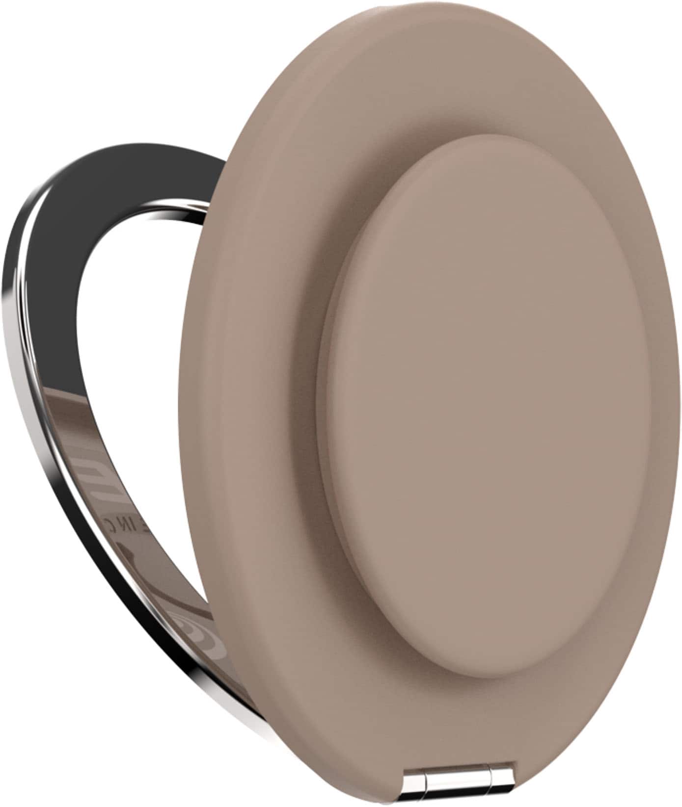 Front. PopSockets - MagSafe Kick-Out Universal Magnetic Grip & Stand with Adapter Ring for Cell Phones - Latte.