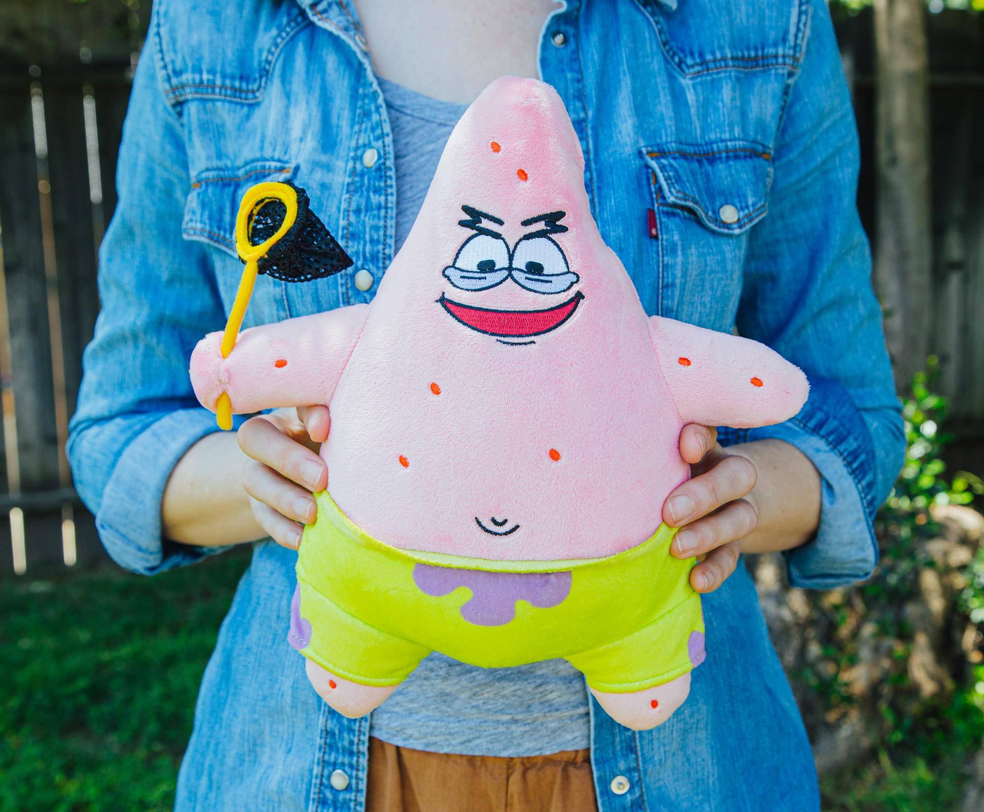 Alt View 4. Nickelodeon - Nickelodeon SpongeBob SquarePants Patrick Star Jellyfishing 10-Inch Plush Toy - Multi-Color.