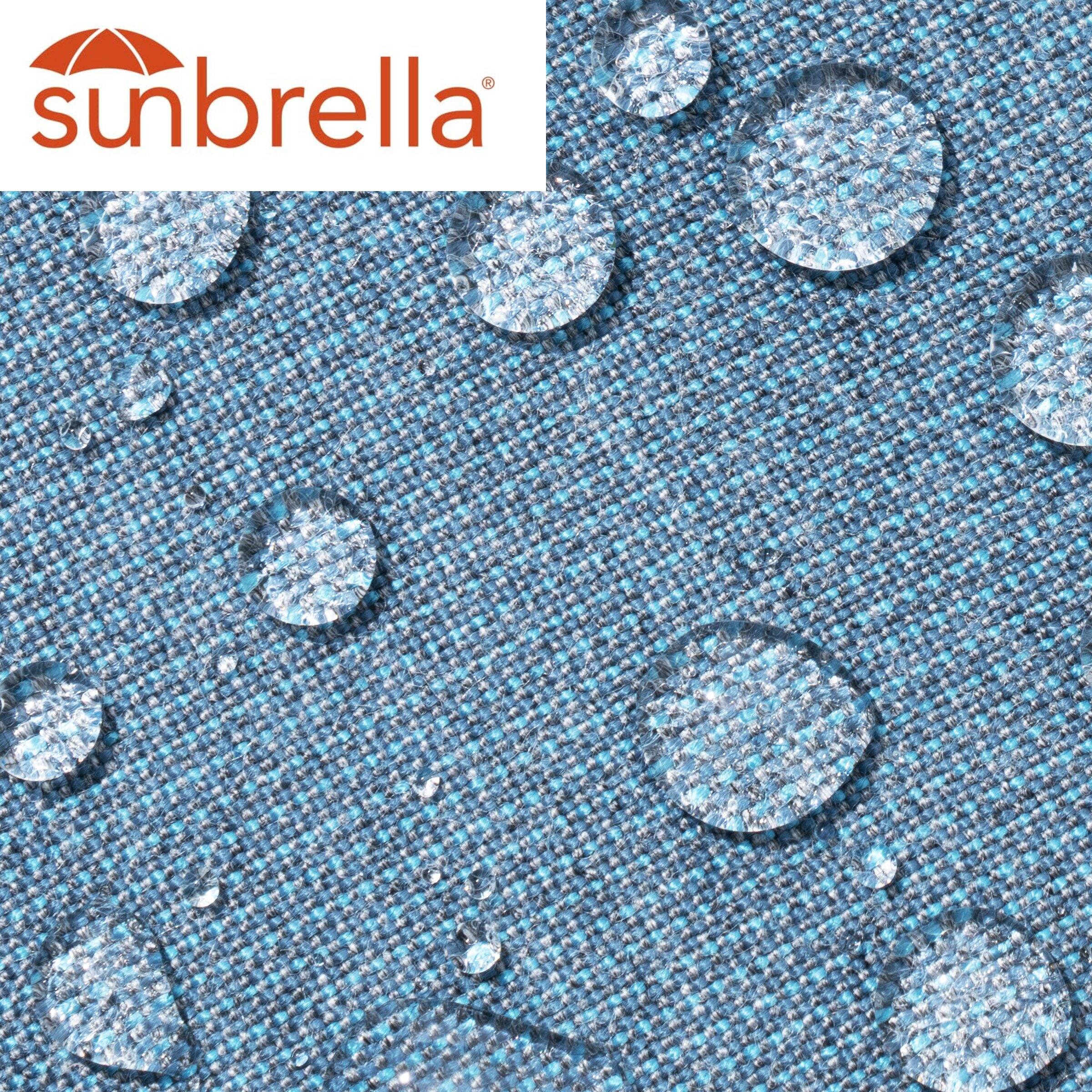 Alt View 5. Crestlive Products - Crestlive Products Outdoor High Back Adirondack Rocking Chair Cushions Set of 2 - Blue.