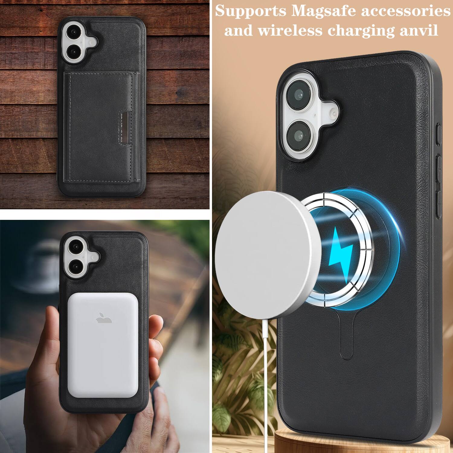 Supports MagSafe accessories and wireless charging anvil