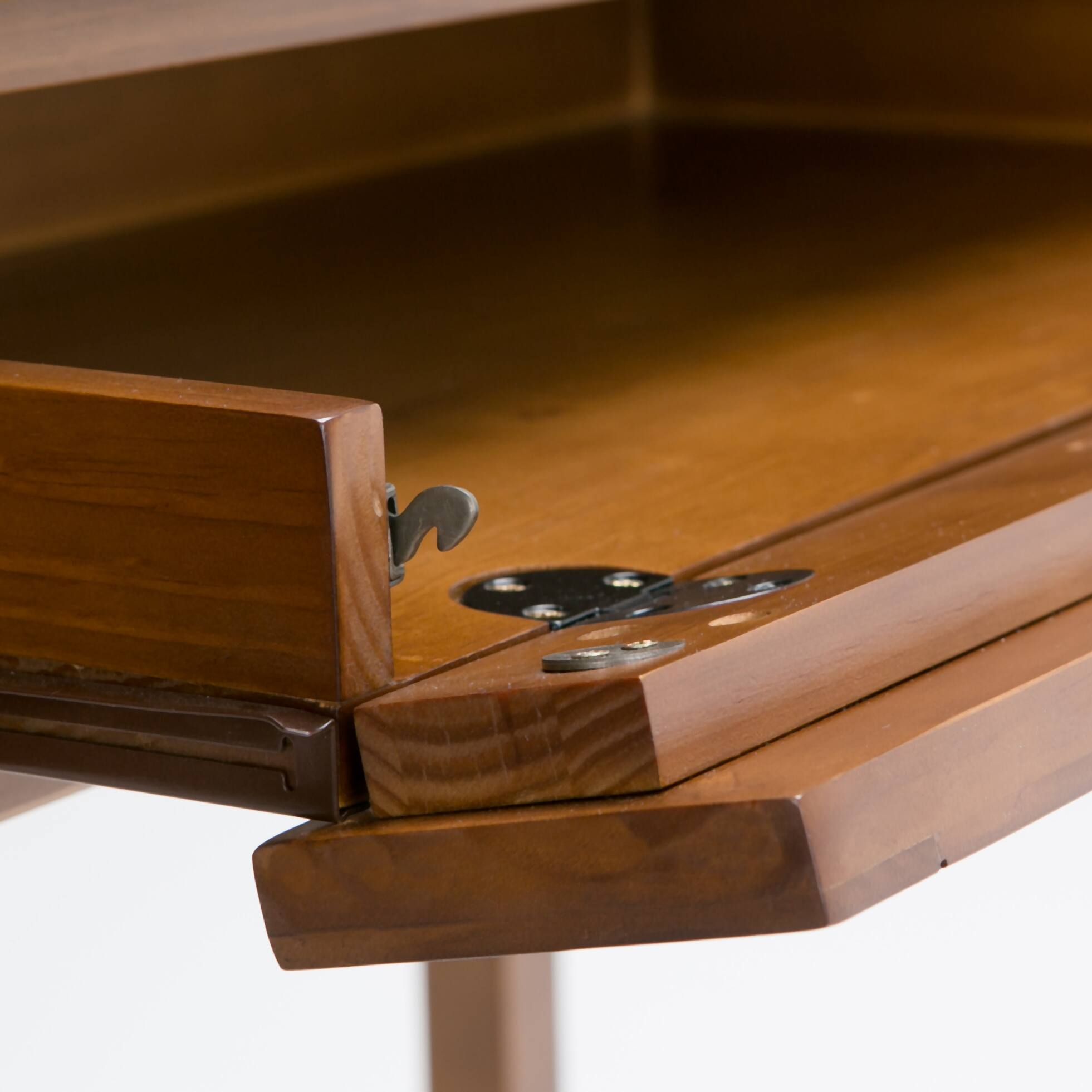 Alt View 4. Simpli Home - Warm Shaker 48 inch Desk and 26 inch Bookcase - Light Golden Brown.