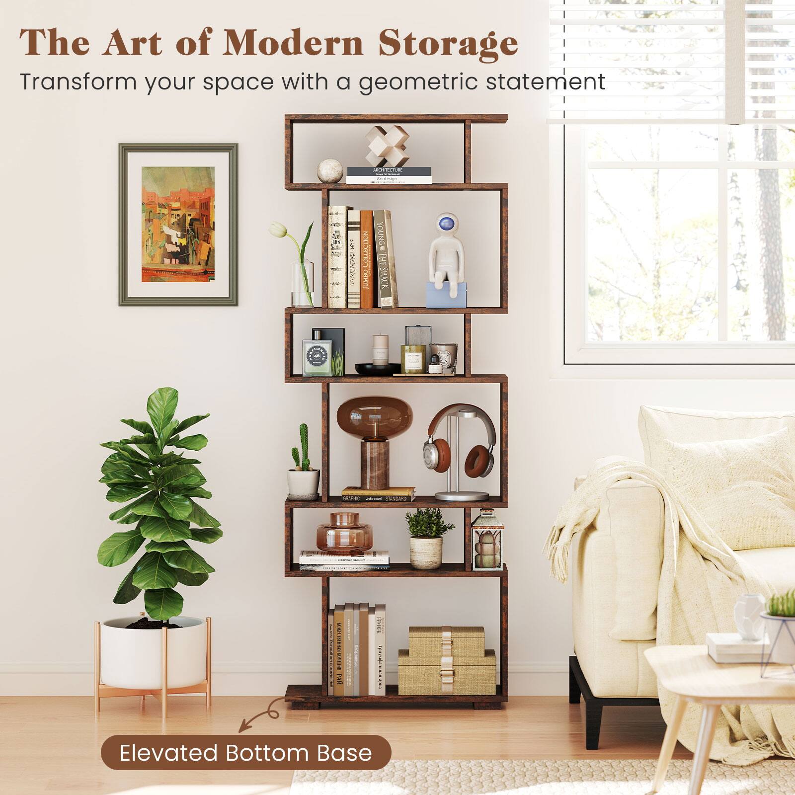 The Art of Modern Storage
Transform your space with a geometric statement
Elevated Bottom Base