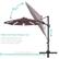 FREE-MOTION TRACK TILT
Freely slide the handle up or down the free-motion track and choose from 100 options to find the perfect angle!
Area of Shade: 78.5 sq. ft.