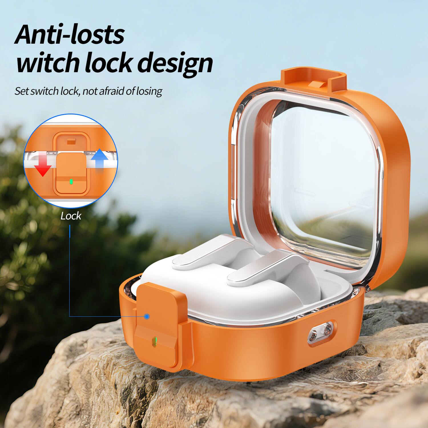 Anti-loses switch lock design  
Set switch lock, not afraid of losing