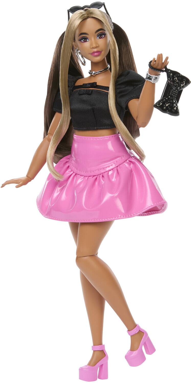 Alt View 1. Mattel - Barbie Deluxe Style Black Top Pink Skirt Set   - COLLECTIBLES - Multicolor.