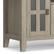 Alt View 5. Simpli Home - Artisan 72W Low TV Stand with Drawers, Glass Doors and Cubbies - Distressed Gray.