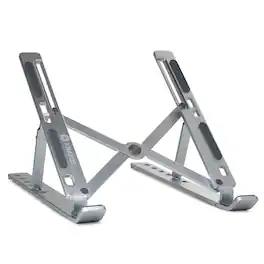 Kratos Power - Aluminum Foldable Laptop Stand - Silver