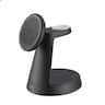 Anker - MagGo 15W Wireless Charging Station (3-in-1 Stand) for iPhone, AirPods & Qi Devices - Black