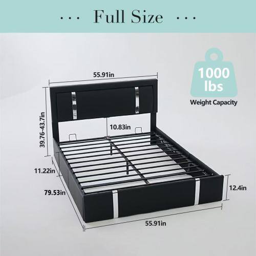 Full Size

39.76-43.7in
11.22in
55.91in
10.83in
1000 lbs Weight Capacity
79.53in
12.4in
55.91in