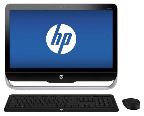 Front Standard. HP - Refurbished Pavilion 23" All-In-One Computer - 6GB Memory - 1TB Hard Drive.