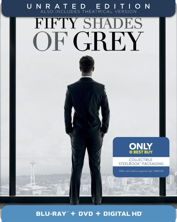  Fifty Shades of Grey [2 Discs] [Blu-ray/DVD] [Digital Copy] [SteelBook] [Only @ Best Buy] [2015]