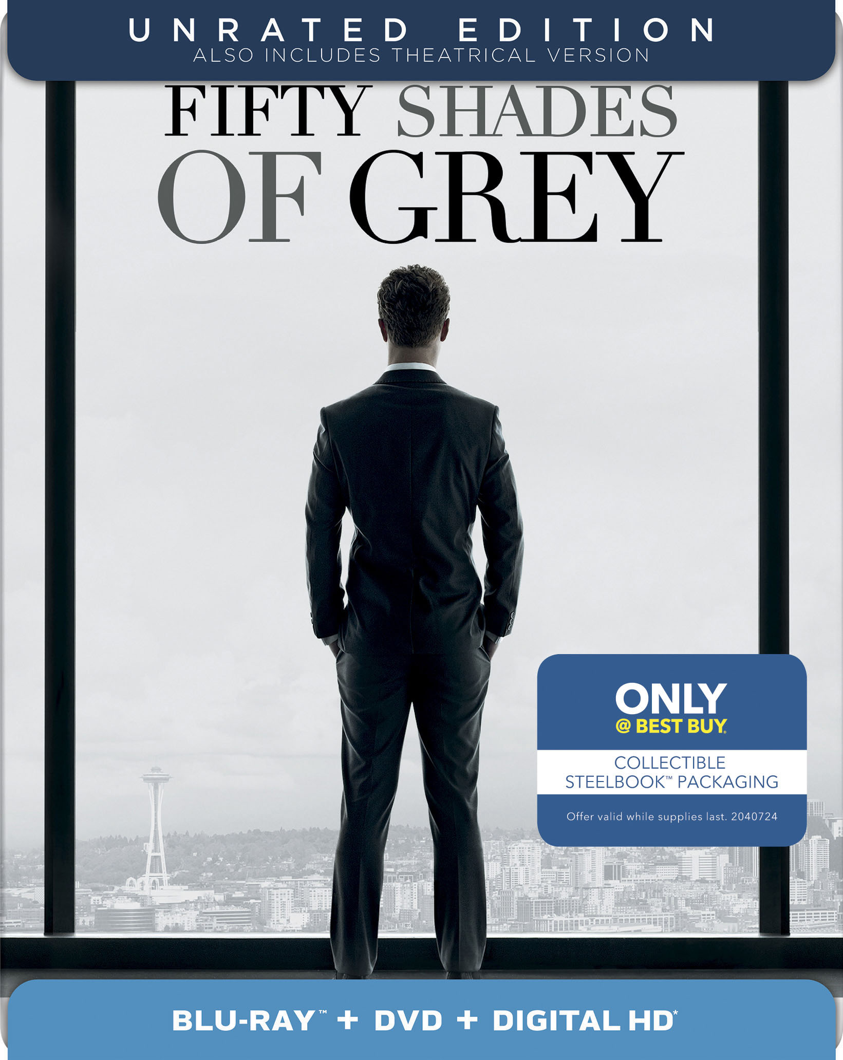 Best Buy Fifty Shades Of Grey 2 Discs Blu Ray Dvd Digital Copy Steelbook Only Best Buy 15