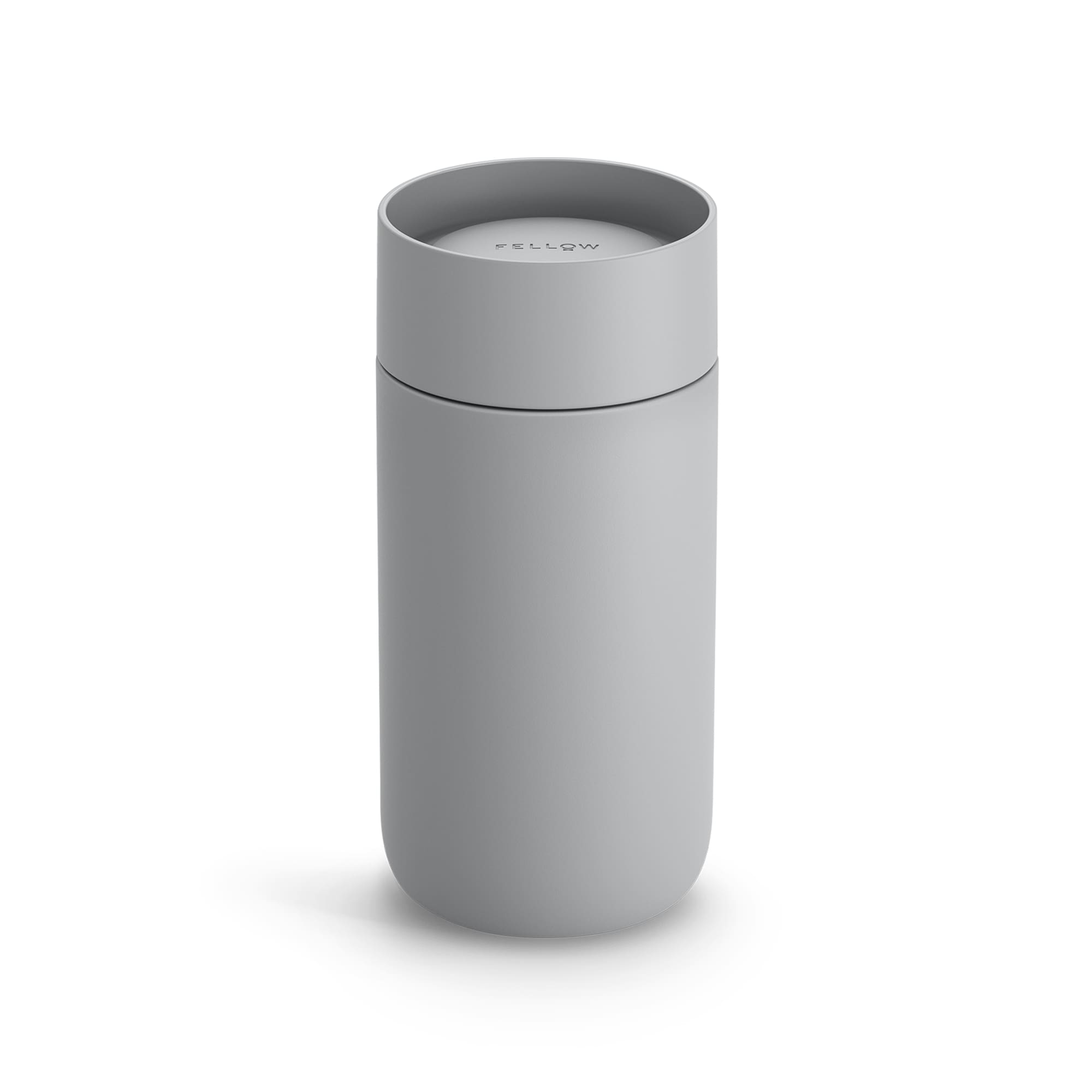 Angle. Fellow - Carter Move Mug w/ 360° Sip Lid 12oz - Grey.
