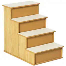 Pawhut - Stairs - Natural Wood