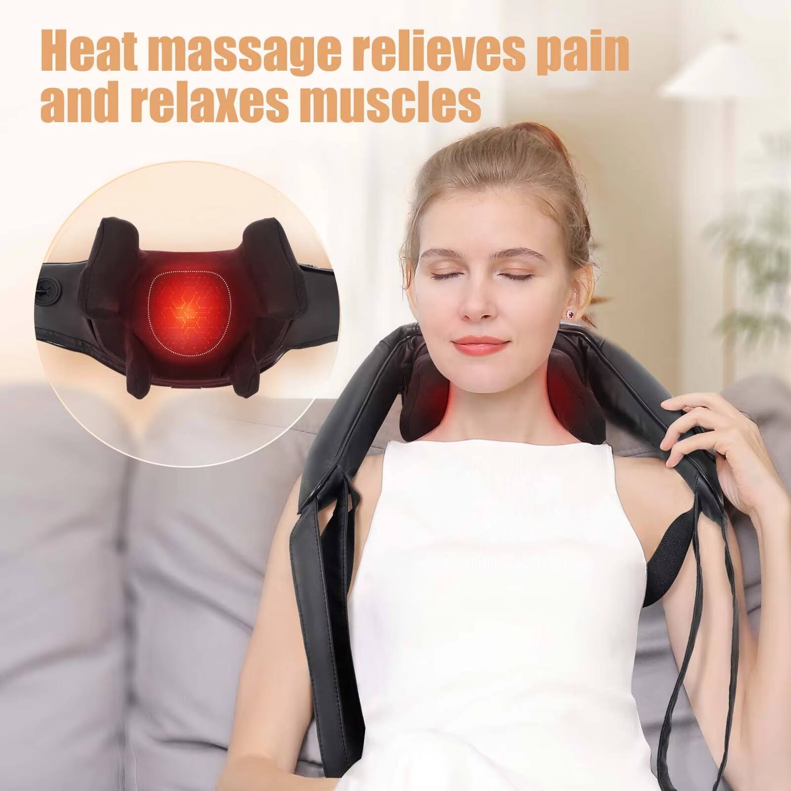 Heat massage relieves pain and relaxes muscles