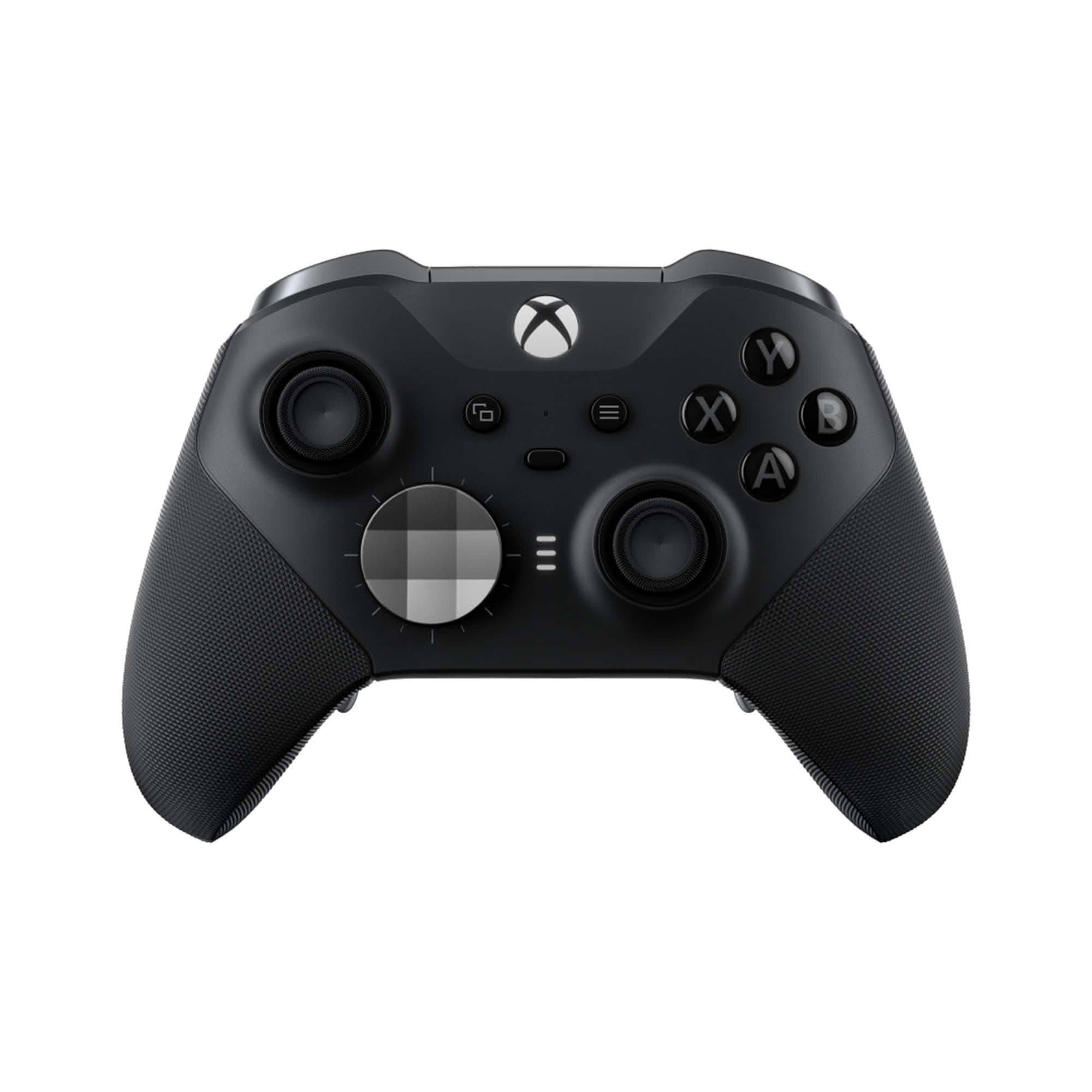 Front. Microsoft - Elite Series 2 Core Wireless Controller for Xbox Series X, Xbox Series S, Xbox One, PCs, and Cloud-Enabled Devices - Black.