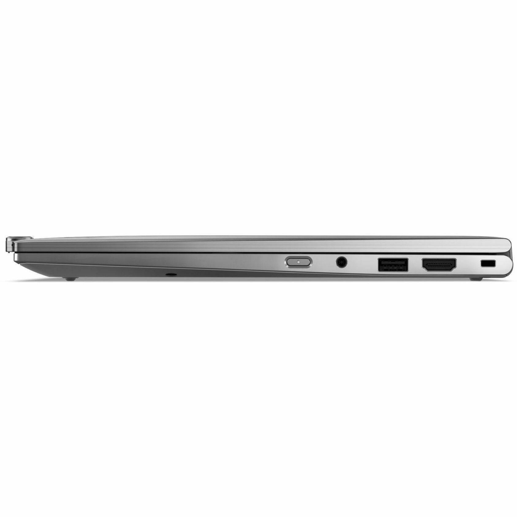Alt View 8. Lenovo - Lenovo Thinkpad X1 Gen 10 21NU0035US 14" Touchscreen Convertible Copilot+ PC 2 in 1 Notebook - WUXGA - Intel Core Ultra - Gray.