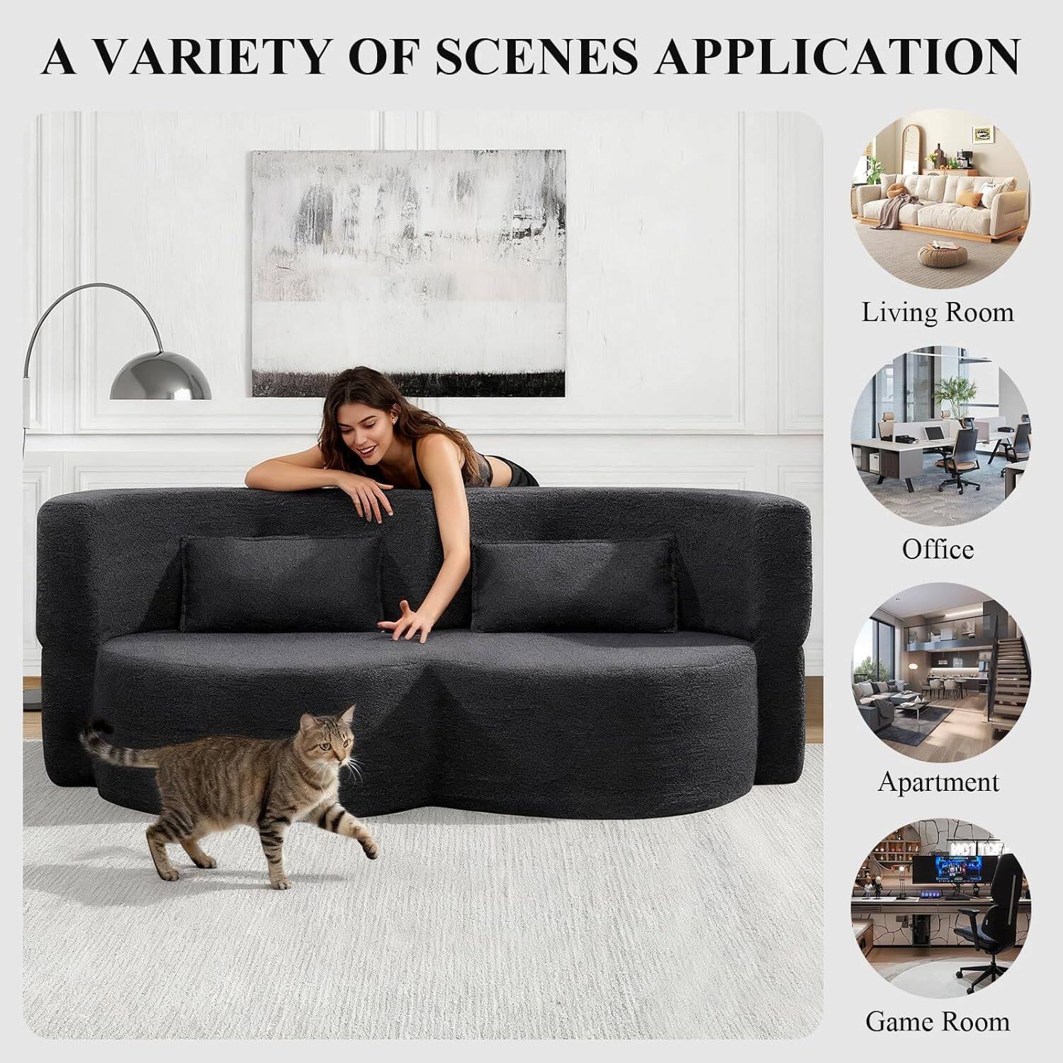 A VARIETY OF SCENES APPLICATION

Living Room  
Office  
Apartment  
Game Room