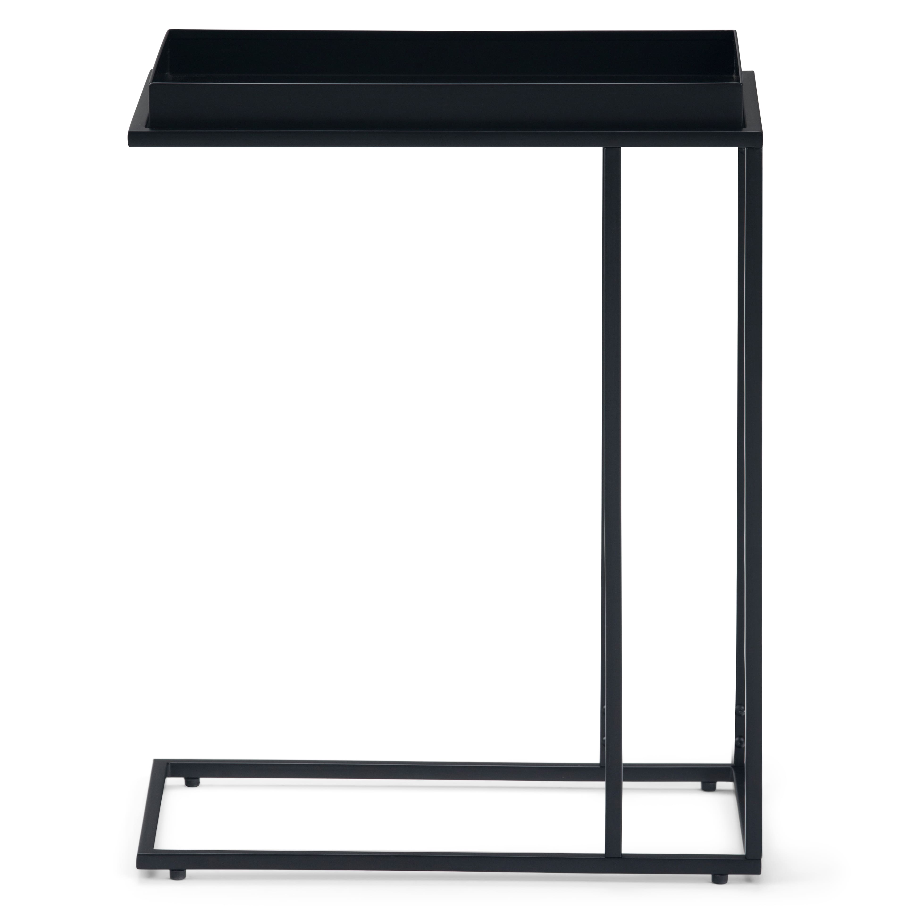 Alt View 15. Simpli Home - Garner Tray Top C Side Table - Black.