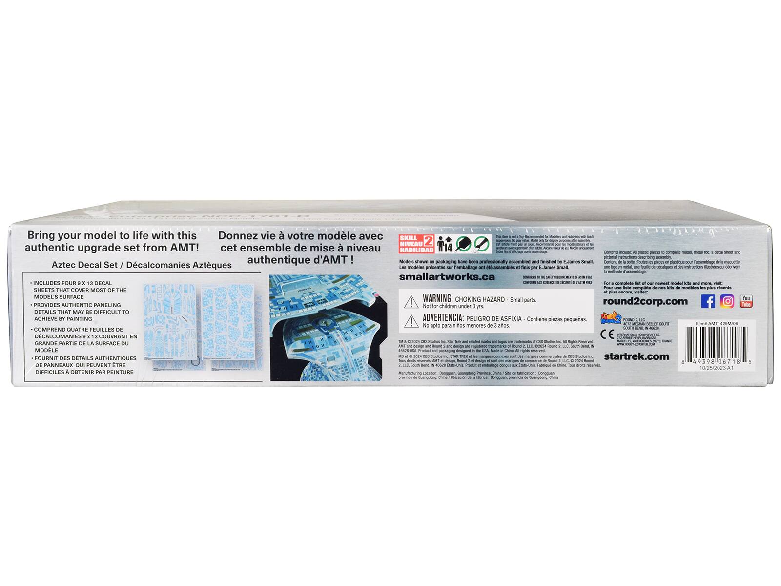 Bring your model to life with this authentic upgrade set from AMT!  
Aztec Decal Set / Décalcomanies Azteques  

- INCLUDES FOUR 9 x 13 DECAL SHEETS THAT COVER MOST OF THE MODEL'S SURFACE  
- PROVIDES AUTHENTIC PANELING DETAILS THAT MAY BE DIFFICULT TO ACHIEVE BY PAINTING  
- COMPREND QUATRE FEUILLES DE DÉCALCOMANIES 9 x 13 COUVRANT EN GRANDE PARTIE DE LA SURFACE DU MODÈLE  
- FOURNIT DES DÉTAILS AUTHENTIQUES QUI PEUVENT ÊTRE DIFFICILES À OBTENIR PAR PEINTURE  

Donnez vie à votre modèle avec cet ensemble de mise à niveau authentique d'AMT!  
Aztec Decal Set / Décalcomanies Azteques  

- INCLUDES FOUR 9 x 13 DECAL SHEETS THAT COVER MOST OF THE MODEL'S SURFACE  
- PROVIDES AUTHENTIC PANELING DETAILS THAT MAY BE DIFFICULT TO ACHIEVE BY PAINTING  
- COMPREND QUATRE FEUILLES DE DÉCALCOMAN