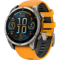 Garmin - fēnix 8 AMOLED Sapphire GPS Smartwatch 47mm Fiber-reinforced polymer - Titanium - Front_Zoom