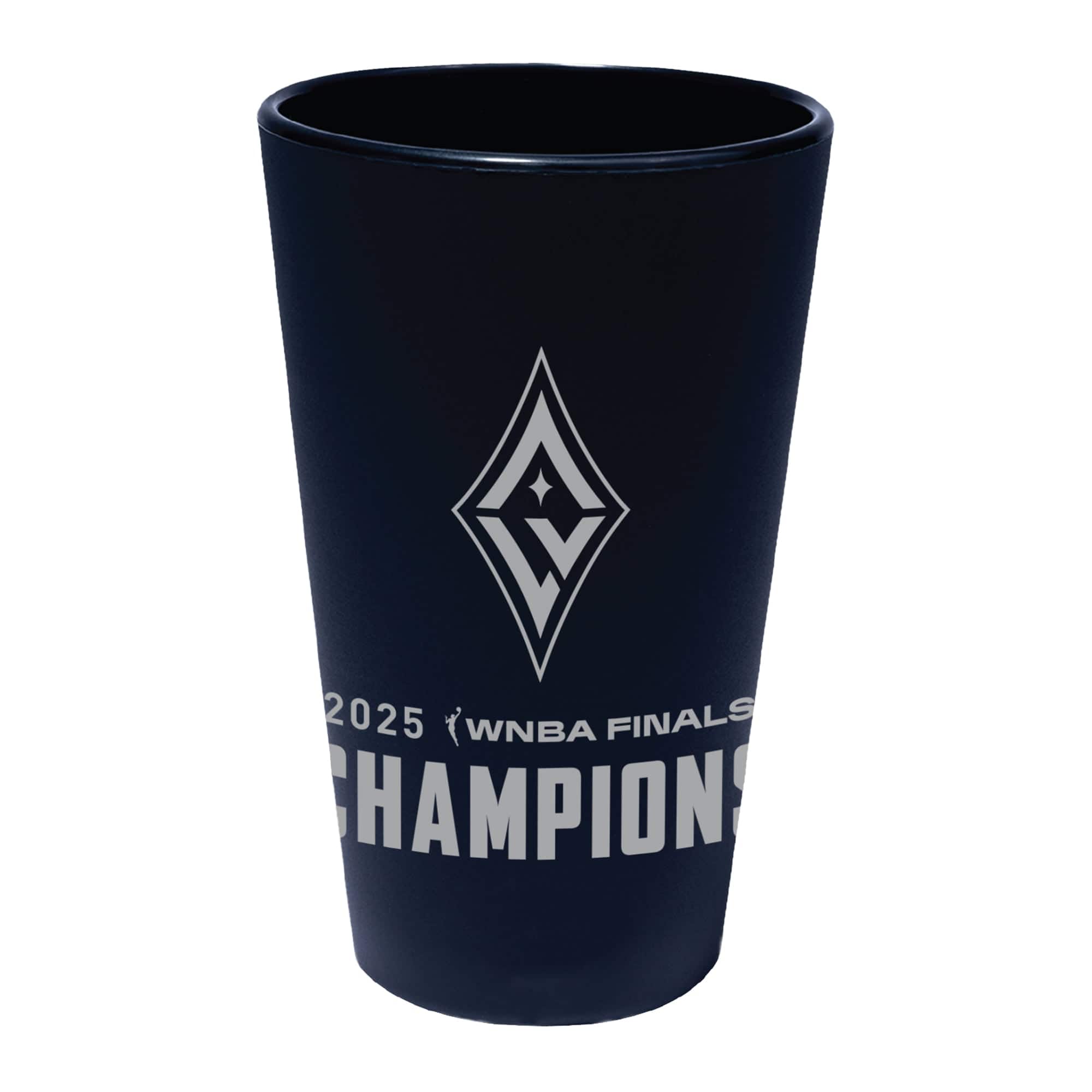WinCraft - Las Vegas Aces 2025 WNBA Finals Champions 16oz. Silicone Pint Glass - Multicolor