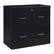 Alt View 11. OSP Home Furnishings - Alpine 2-Drawer Lateral File with Lockdowel Fastening System - Black.