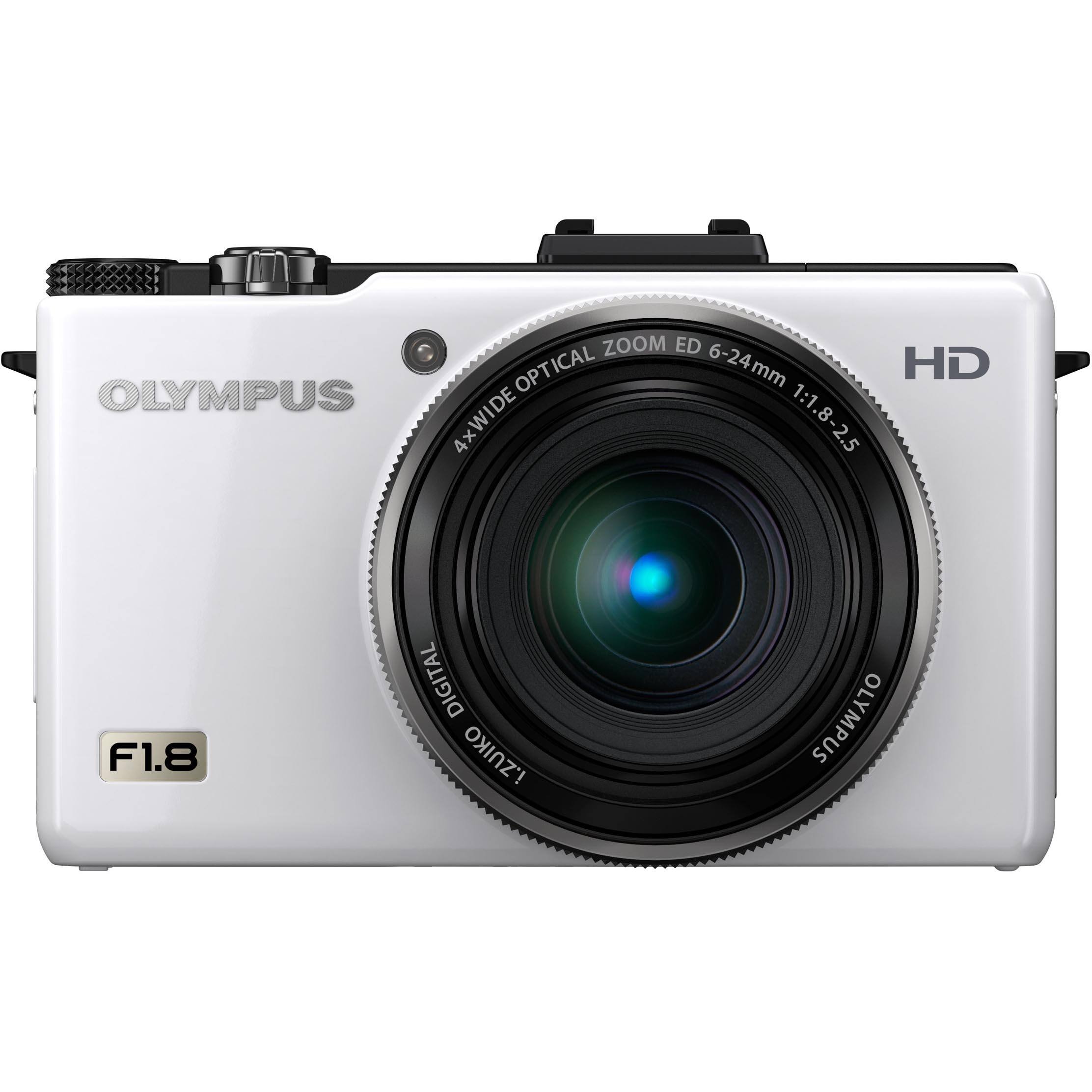 Best Buy: Olympus 10 Megapixel Compact Camera White XZ-1