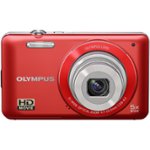 Front Standard. Olympus - 228185 VG-120 5x Digital Camera - 14MP - Red.
