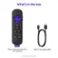 What's in the box: Roku Voice Remote Pro (2nd edition) and USB-C charging cable.