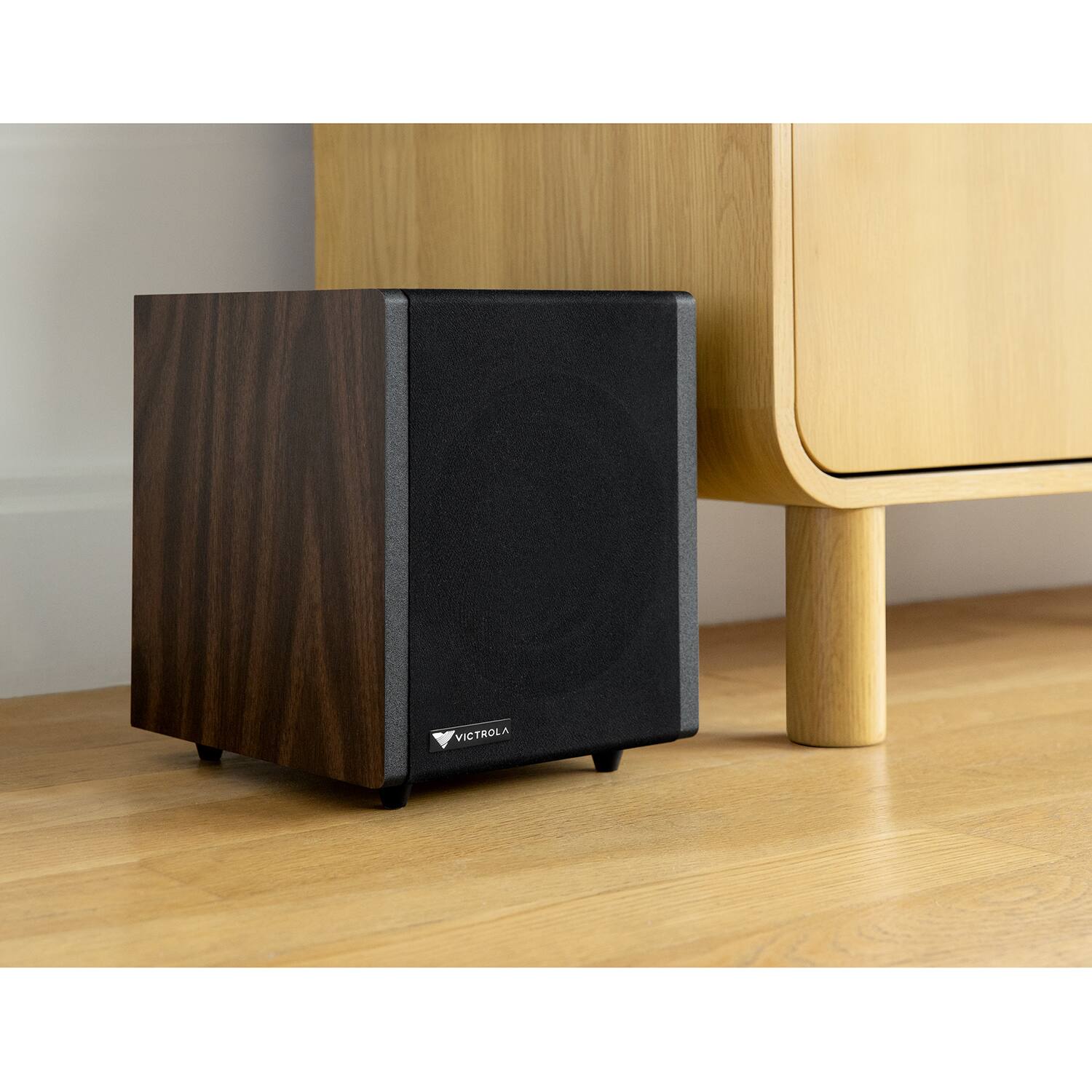 Alt View 11. Victrola - Premiere S1 Subwoofer - Espresso.