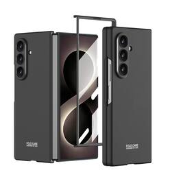 Dteck - Ultra Slim Case For Samsung Galaxy Z Fold8 Ultra Built-in Screen Protector Shock-Absorbent Hard PC Cover - Black