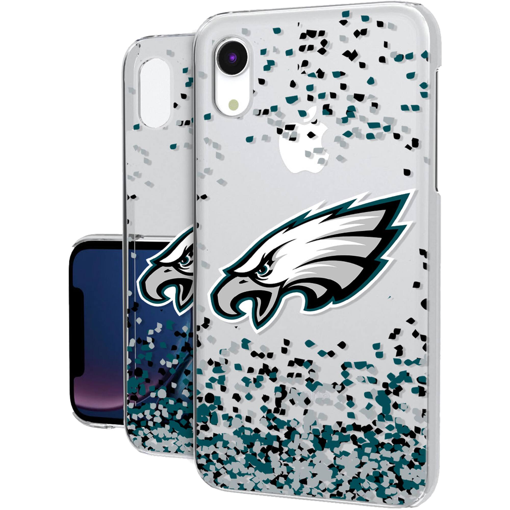 Keyscaper - NFL - Philadelphia Eagles iPhone Clear Case with Confetti Design - 15 Pro Max - Multicolor price history on PriceWatchPro