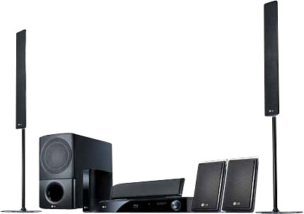 Best Buy: LG Home Theater System 1100 W RMS Blu-ray Disc Player LHB975