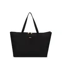 TUMI - Voyageur Just In Case Medium Tote Bag - Black/Gold - Front_Zoom