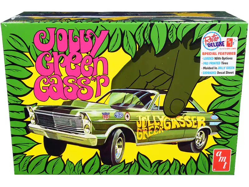 Jolly Green Casser

Special Features:
- Loaded with Options
- Pad Printed Tires
- Molded in Jolly Green
- Expanded Decal Sheet

Retro Deluxe
a m t