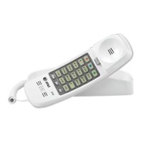AT&T - 210M Trimline Corded Telephone - White - Angle_Zoom