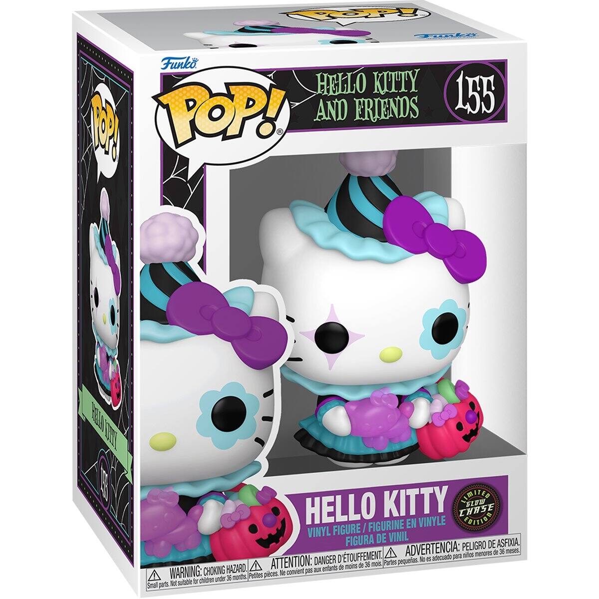 Funko POP!  
HELLO KITTY AND FRIENDS  
1.55  
100ml  
KITTY LIMITED GLOW HELLO / FIGURINE EN VINYLE CHASE EDITION VINYL FIGURE FIGURA DE VINIL ASFIXIA, ADVERTENCIA: PELIGRO DE ASFIXIA, ATTENTION: DANGER D'ETOUFFEMENT, 36 mois, Partes pequeñas. No es adecuado para niños menores de 36 meses, WARNING: CHOKING HAZARD, Ne convient pas aux enfants de moins de 36 mois. Petites pièces. Not suitable to children Small parts.