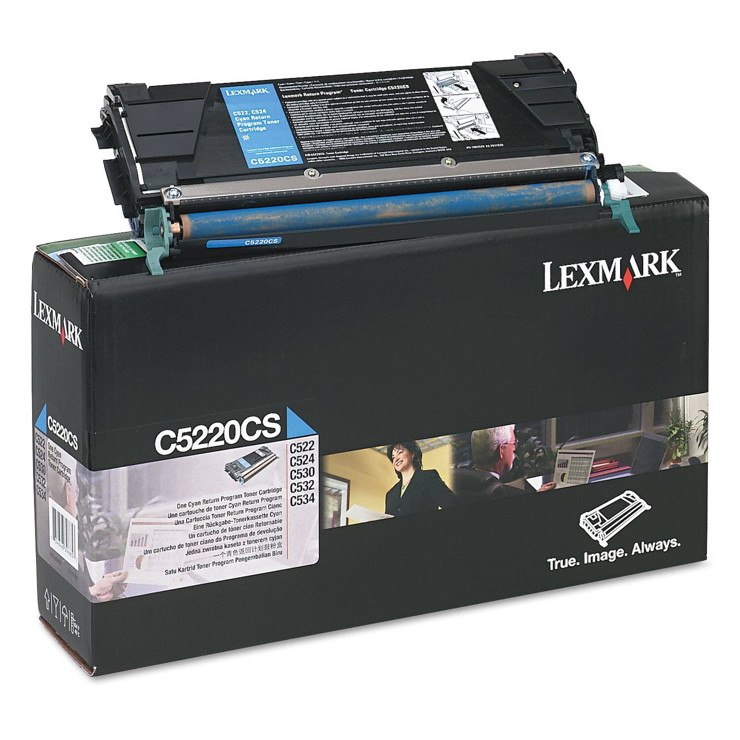 LEXMARK  
C5220CS  
C5224  
C530  
C532  
C534  
Cartridge  
C5220CS  
C522  
C524  
C530  
Carriage  
C532  
Program  
C534  
CUMAC  
Return  
Program  
Cartridge  
Toner  
Program  
Pengembalian  
Kartu Toner  
Program  
Pengembalian  
CRN  
Image. Always. True.