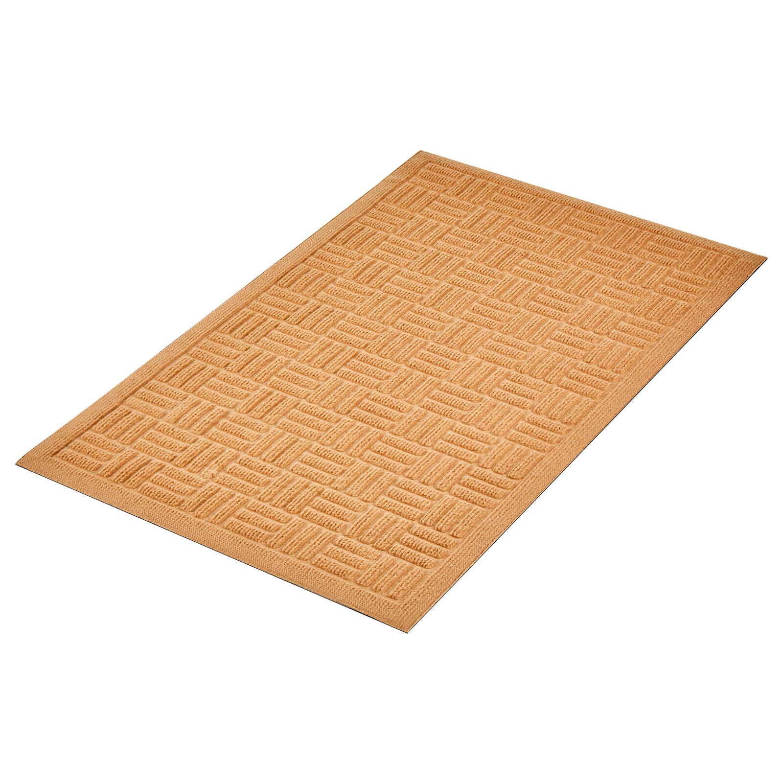 Alt View 5. VEVOR - Door Mat, 29.53 x 17.72 Inch, Front Door Mat Outside Entrance with Non-slip Rubber Backing, Dirt-Resistant & Absorbent - Beige.