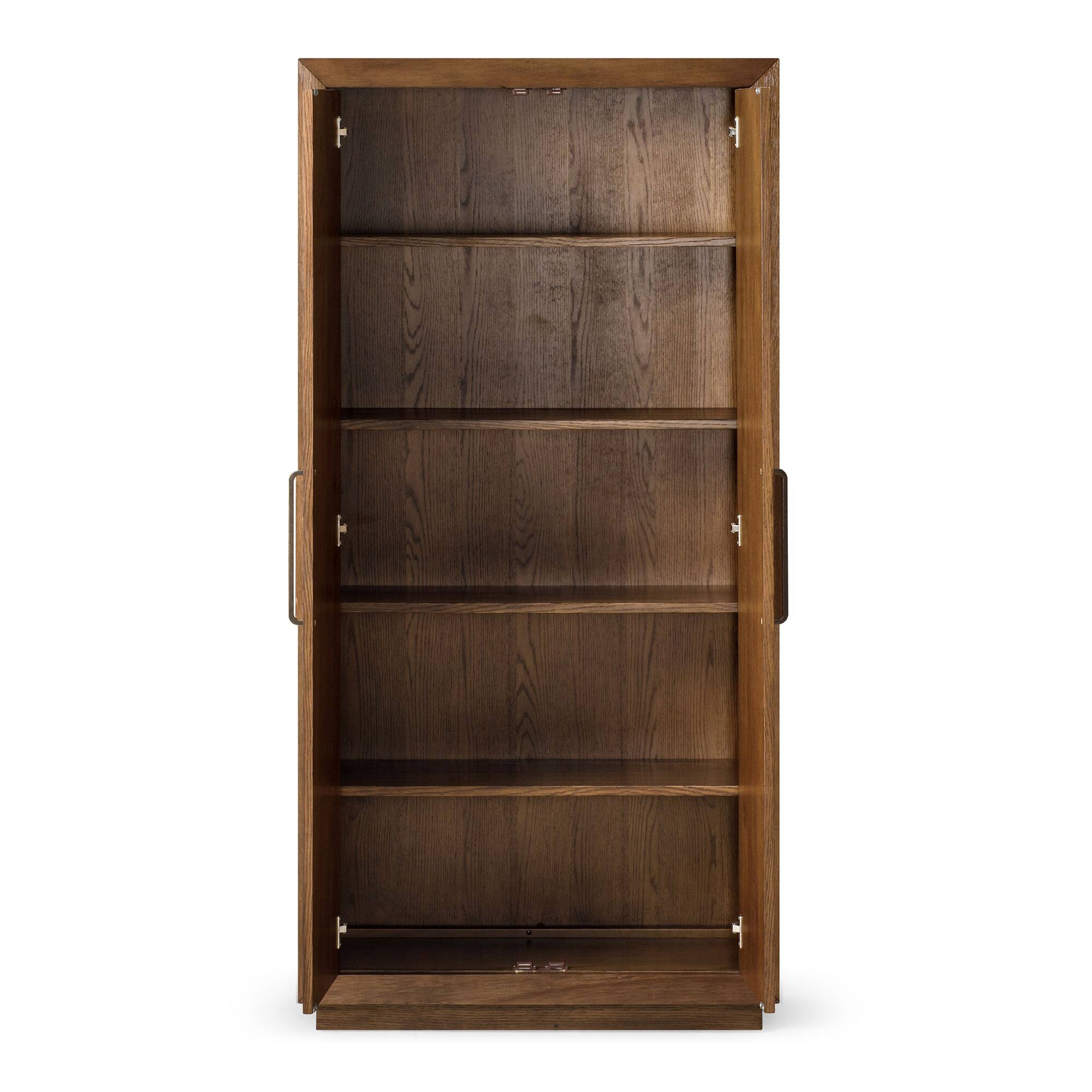 Alt View 2. Maven Lane - Maven Lane Uma Contemporary Wooden Cabinet in Refined Brown Finish - Refine Brown.