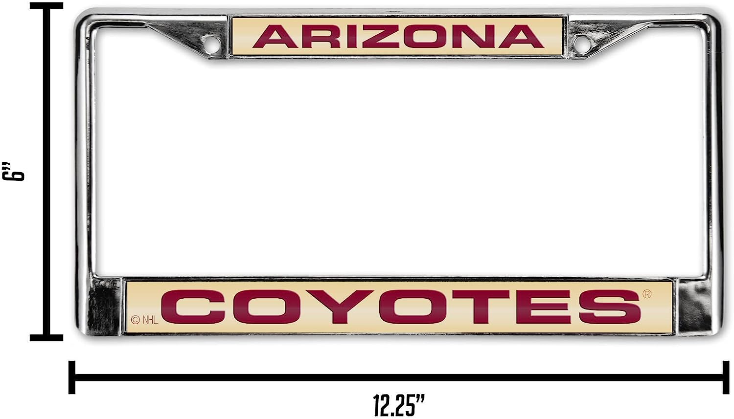 ARIZONA  
COYOTES  
NHL  

6" x 12.25"