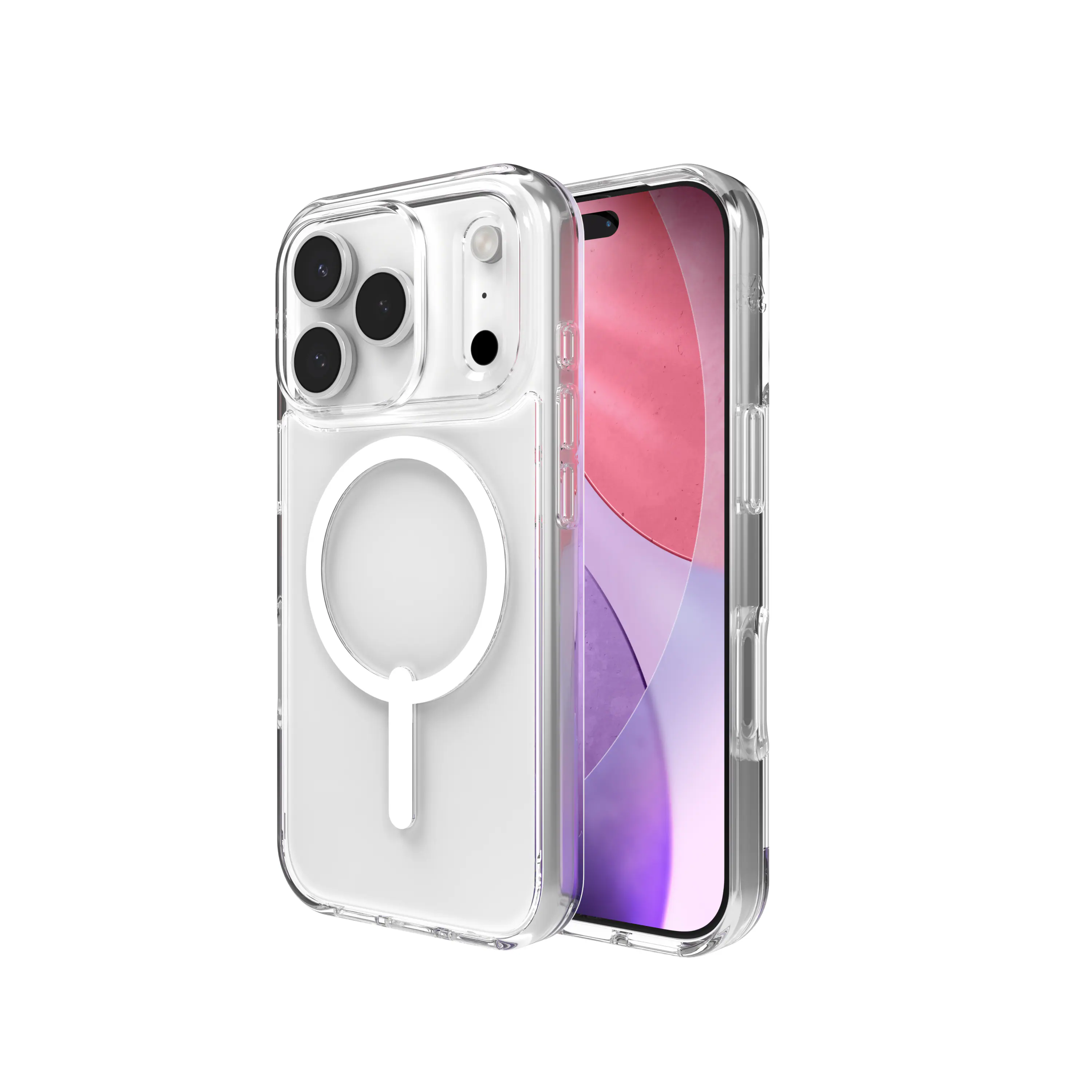 Alt View 7. ZAGG - Crystal Palace Lite Snap Ultra-slim MagSafe-compatible for Apple iPhone 17 Pro - Clear.