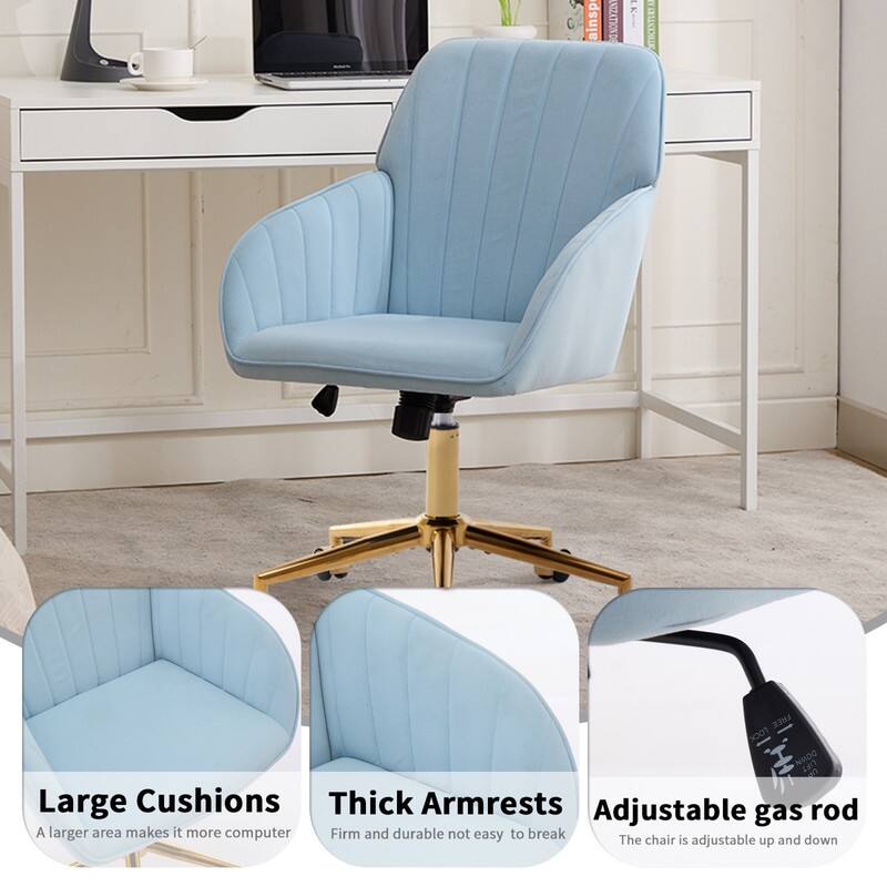 - Large Cushions: A larger area makes it more comfortable.
- Thick Armrests: Firm and durable, not easy to break.
- Adjustable gas rod: The chair is adjustable up and down.
