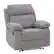 Angle. CorLiving - Oren Manual Recliner - Light Grey.