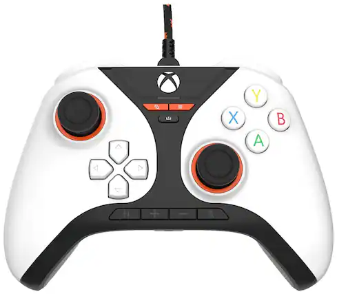 Front. Snakebyte - Snakebyte GamePad Pro X (white) controller with Hall Effect for Series X and PC - White.