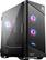 Front. MSI - MAG FORGE 112R ATX Mid-Tower PC Case - Black.