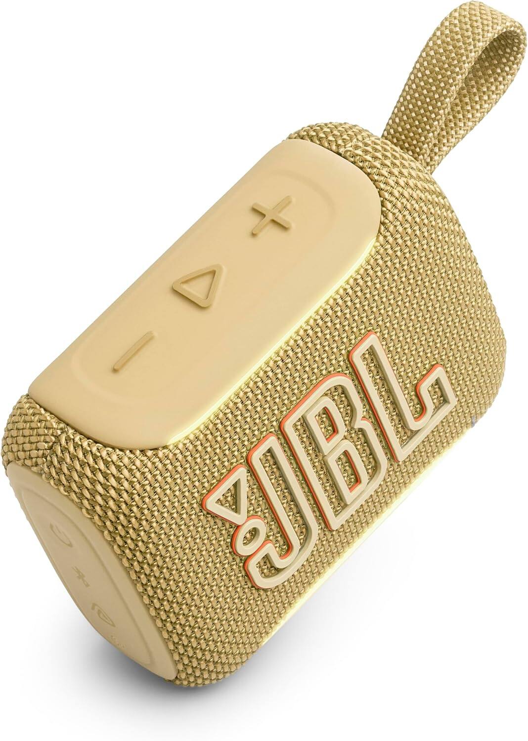 Left. JBL - Go 5 Portable Bluetooth Speaker Yellow - Yellow.
